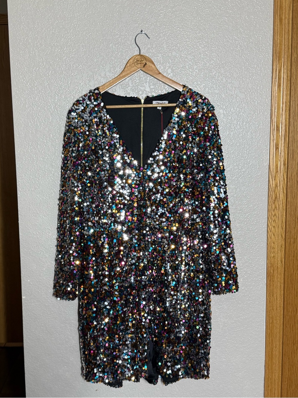 Limited edition Monif C x A Decade Of Curves Charline Sequin Romper